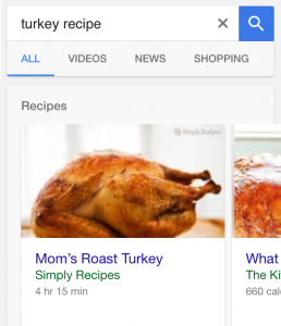 Google Carousel Results