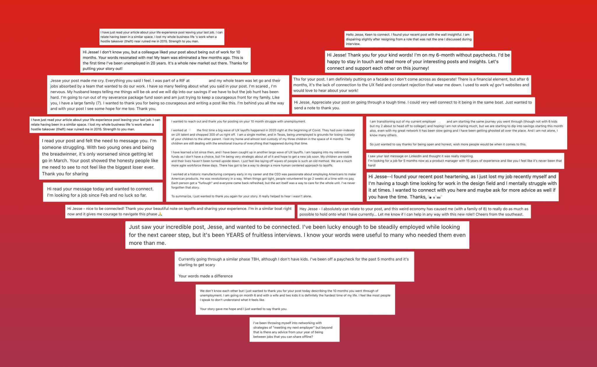 Reactions to saying it out loud